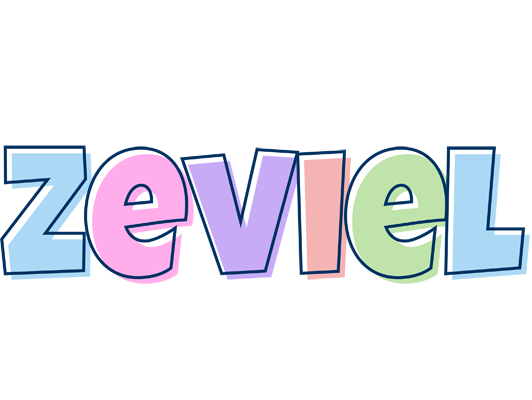 Zeviel pastel logo
