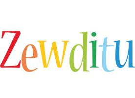 Zewditu birthday logo