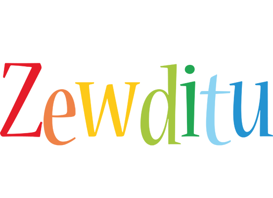 Zewditu birthday logo