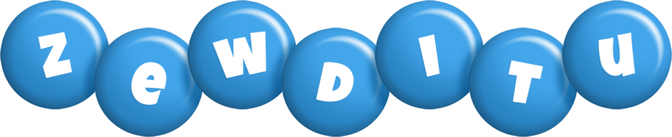 Zewditu candy-blue logo