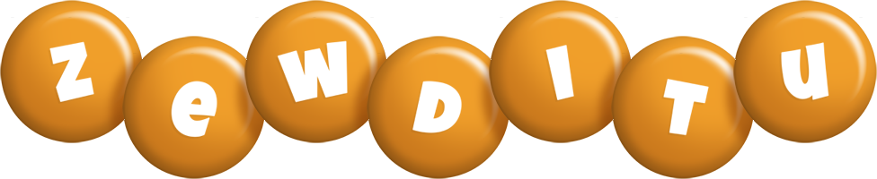 Zewditu candy-orange logo