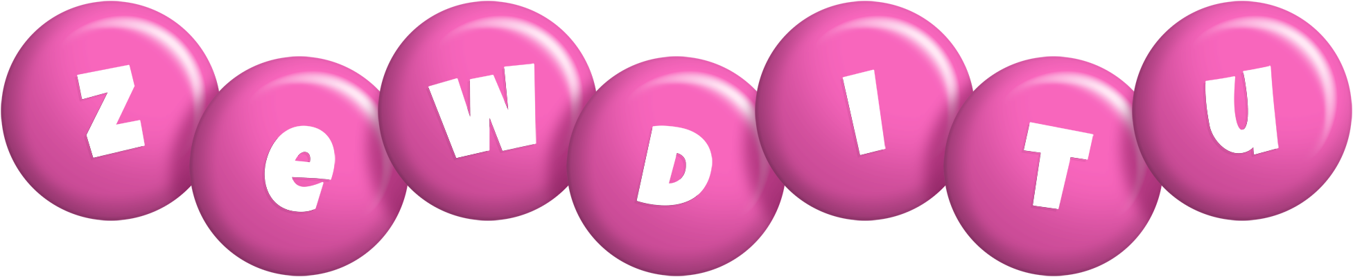 Zewditu candy-pink logo