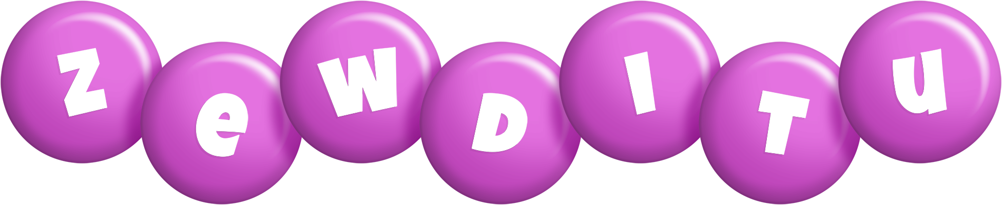 Zewditu candy-purple logo
