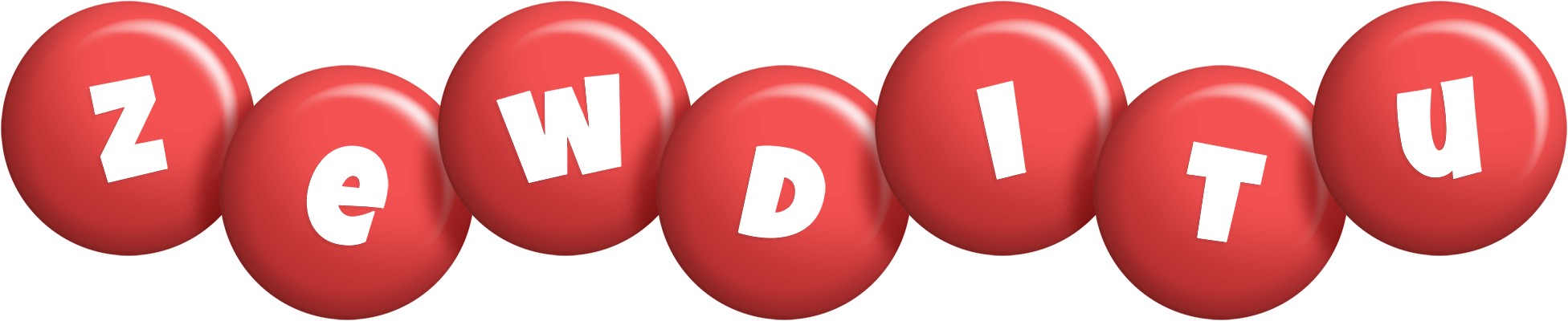 Zewditu candy-red logo