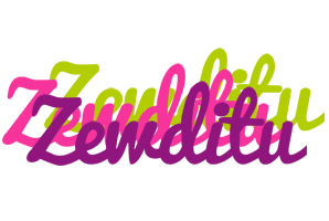 Zewditu flowers logo