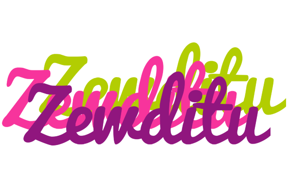 Zewditu flowers logo