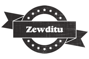 Zewditu grunge logo