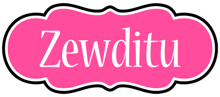 Zewditu invitation logo