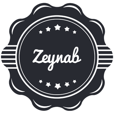 Zeynab badge logo