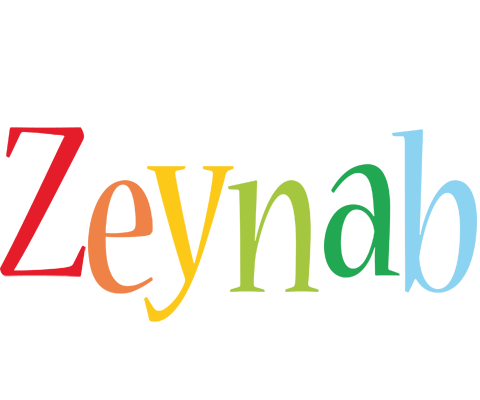 Zeynab birthday logo