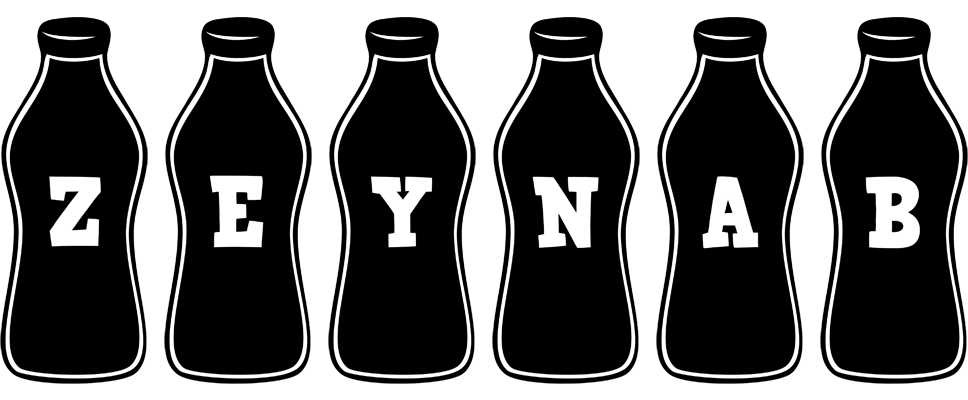 Zeynab bottle logo