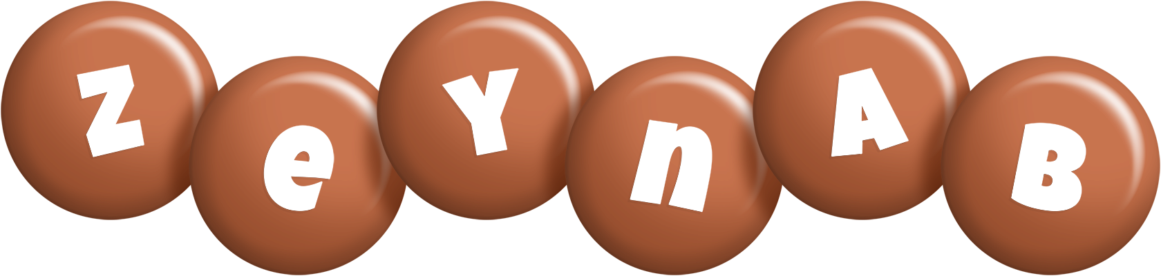Zeynab candy-brown logo