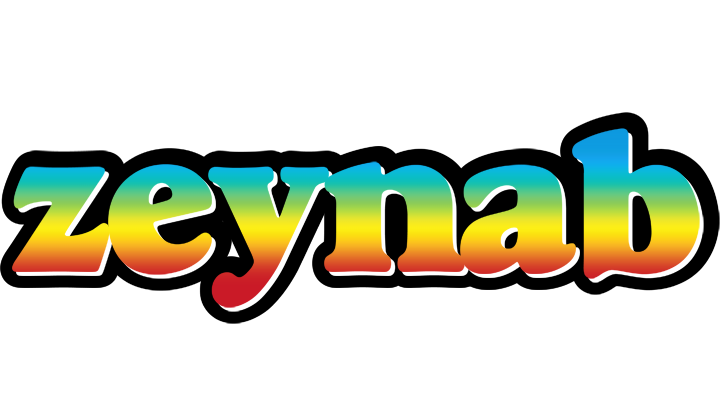 Zeynab color logo