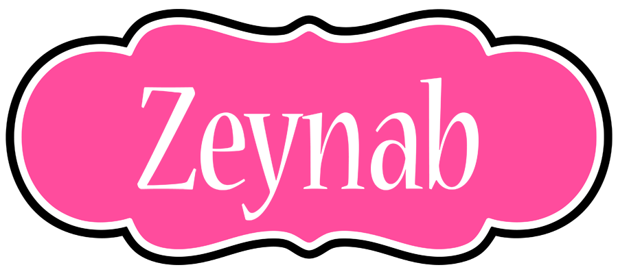 Zeynab invitation logo