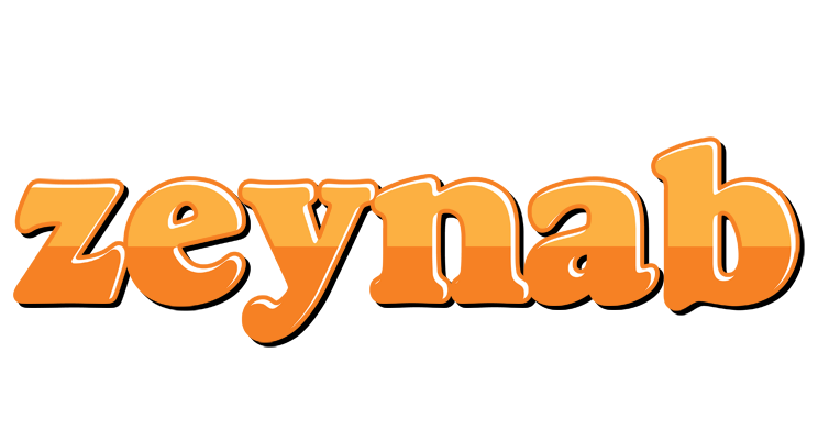 Zeynab orange logo
