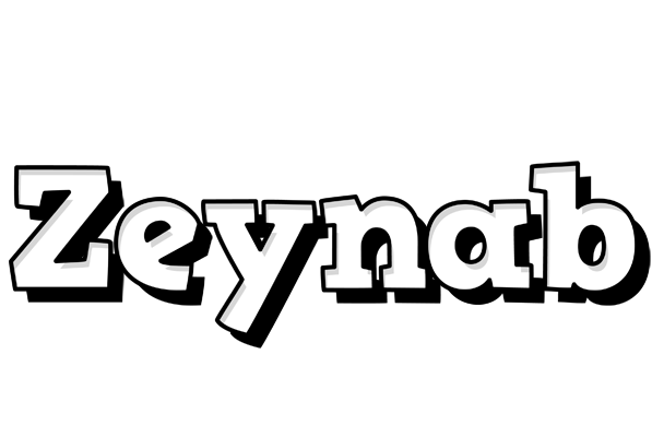 Zeynab snowing logo