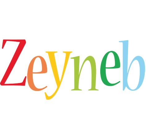 Zeyneb birthday logo