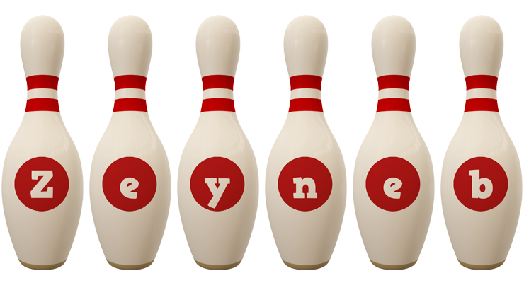 Zeyneb bowling-pin logo