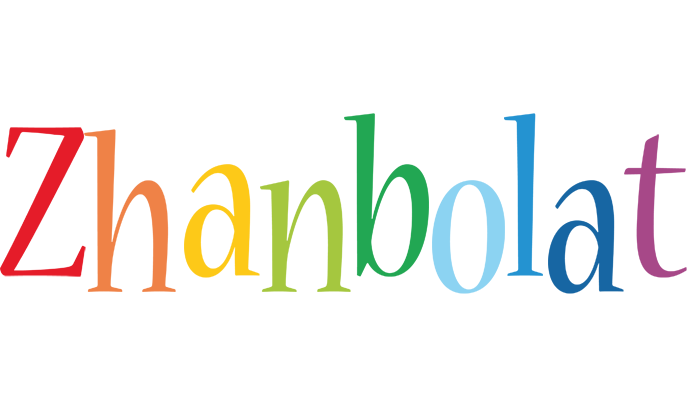 Zhanbolat birthday logo