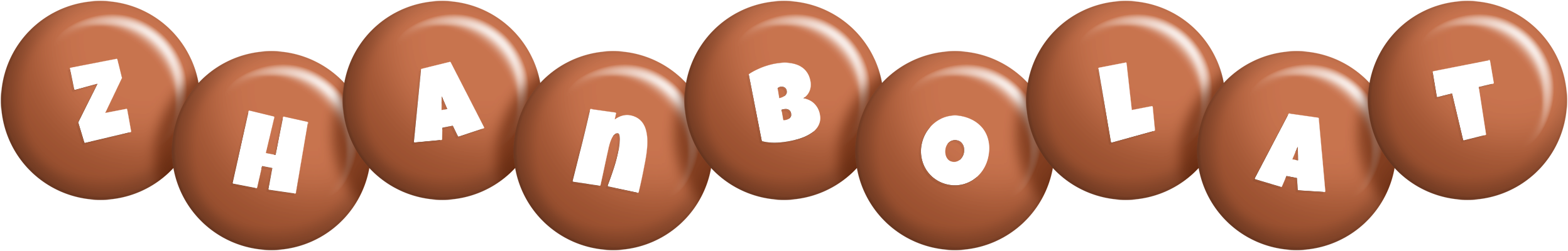 Zhanbolat candy-brown logo