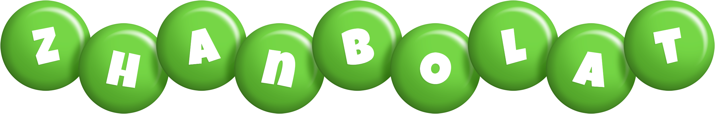 Zhanbolat candy-green logo