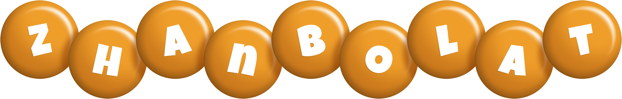 Zhanbolat candy-orange logo