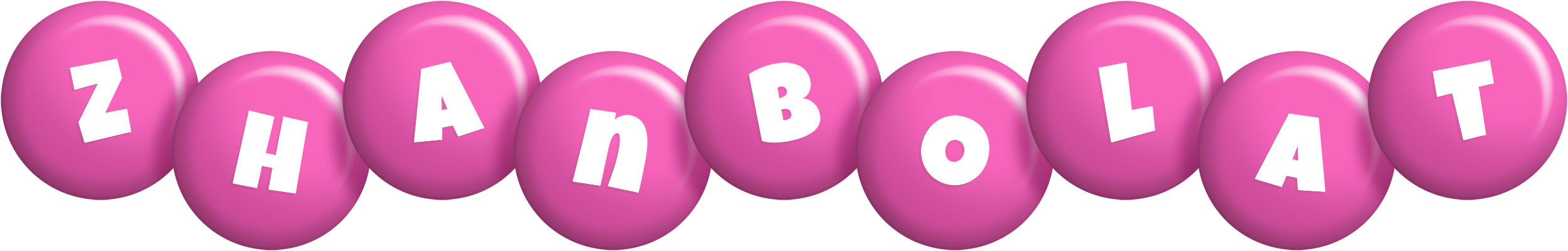 Zhanbolat candy-pink logo