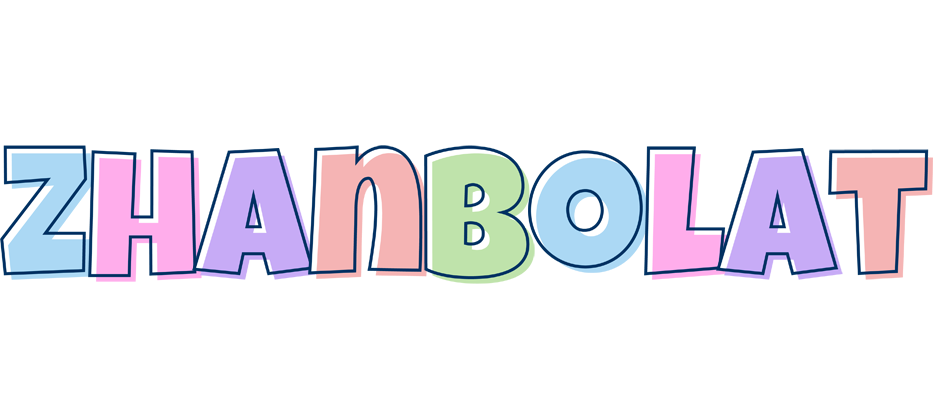 Zhanbolat pastel logo