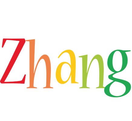 Zhang birthday logo