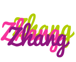 Zhang flowers logo