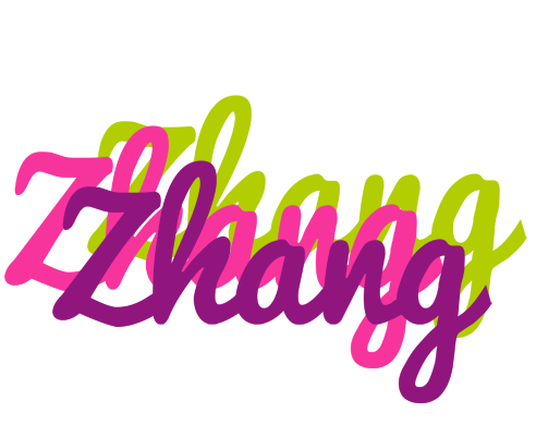 Zhang flowers logo