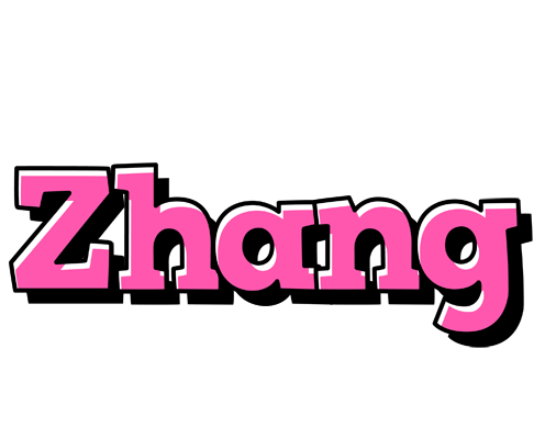 Zhang girlish logo