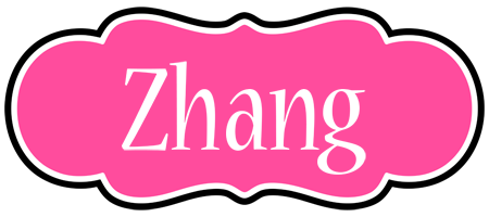 Zhang invitation logo