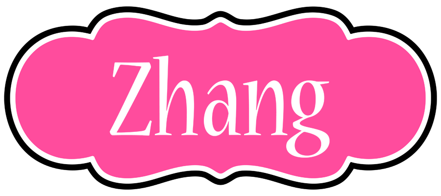 Zhang invitation logo