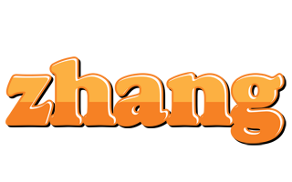Zhang orange logo