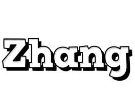 Zhang snowing logo