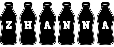 Zhanna bottle logo