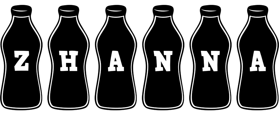 Zhanna bottle logo