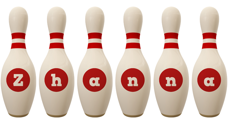 Zhanna bowling-pin logo