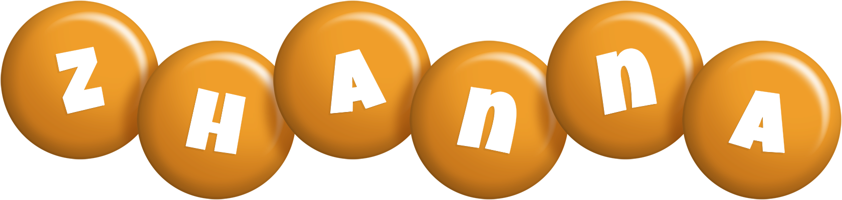 Zhanna candy-orange logo