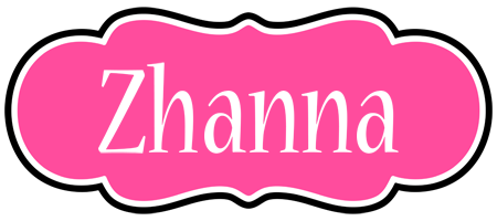 Zhanna invitation logo