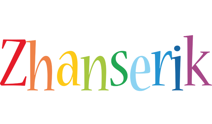 Zhanserik birthday logo