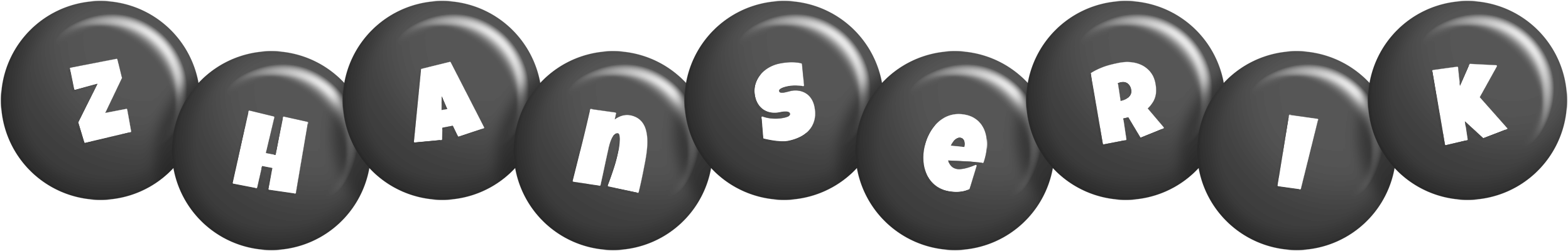 Zhanserik candy-black logo