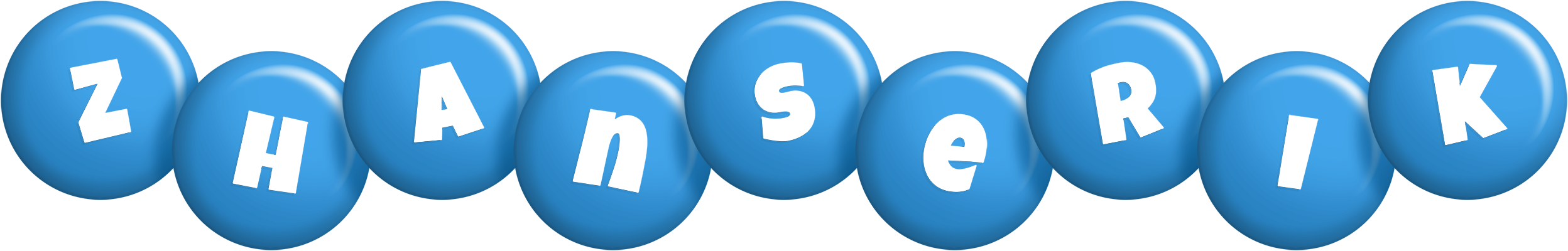Zhanserik candy-blue logo
