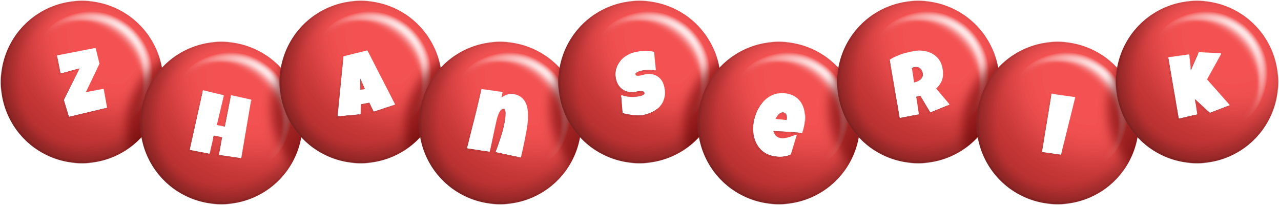 Zhanserik candy-red logo