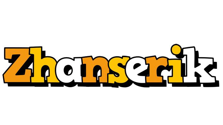 Zhanserik cartoon logo