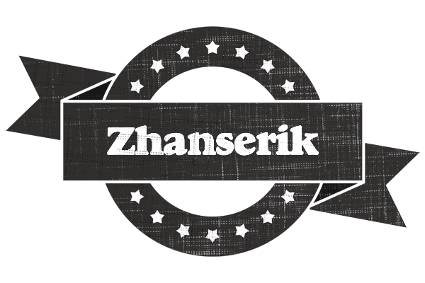 Zhanserik grunge logo