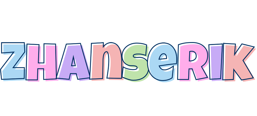 Zhanserik pastel logo
