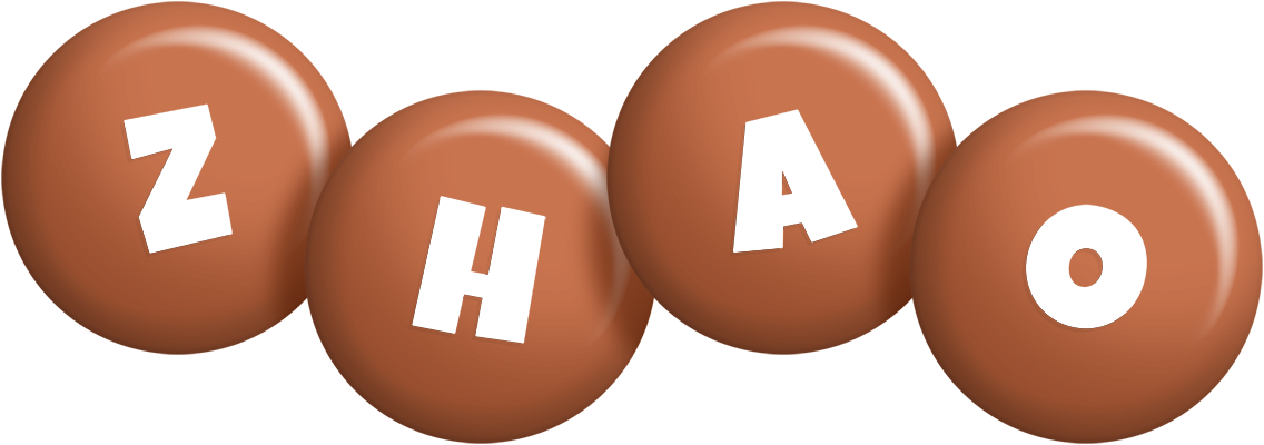 Zhao candy-brown logo