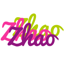 Zhao flowers logo